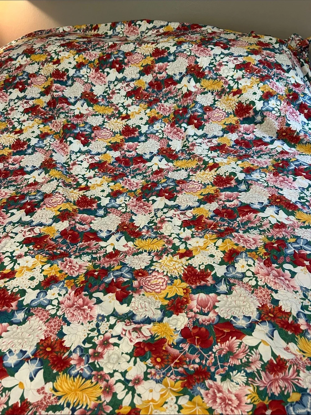 Vintage Ralph Lauren Thousand Flowers King Duvet Cover Rare Like New one Owner